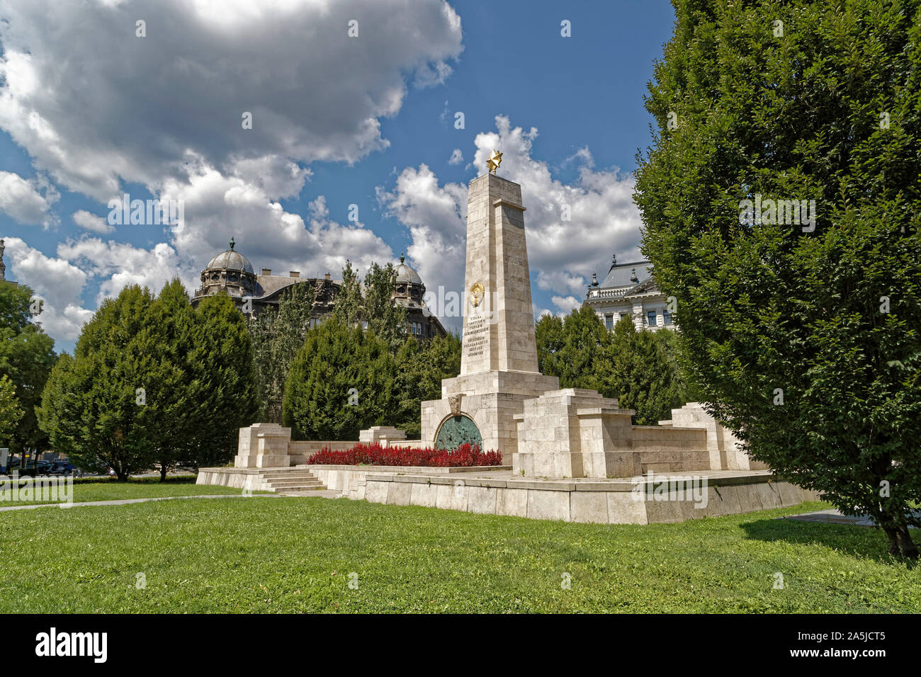 Budapest, Hungary. 15th August, 2019. Soviet War Memorial (Szovjet hosi ...