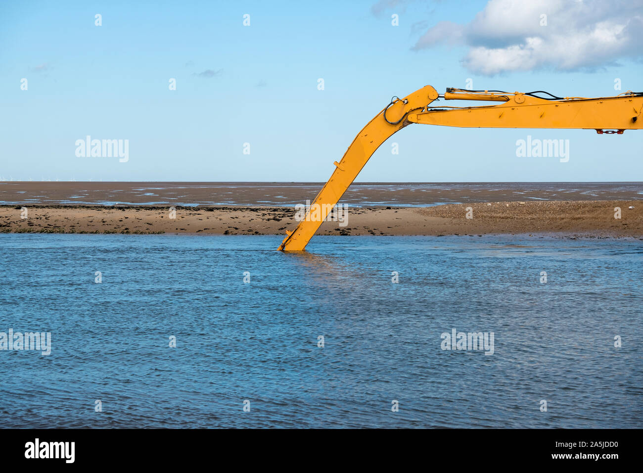 Excavator In Water High Resolution Stock Photography and Images Alamy