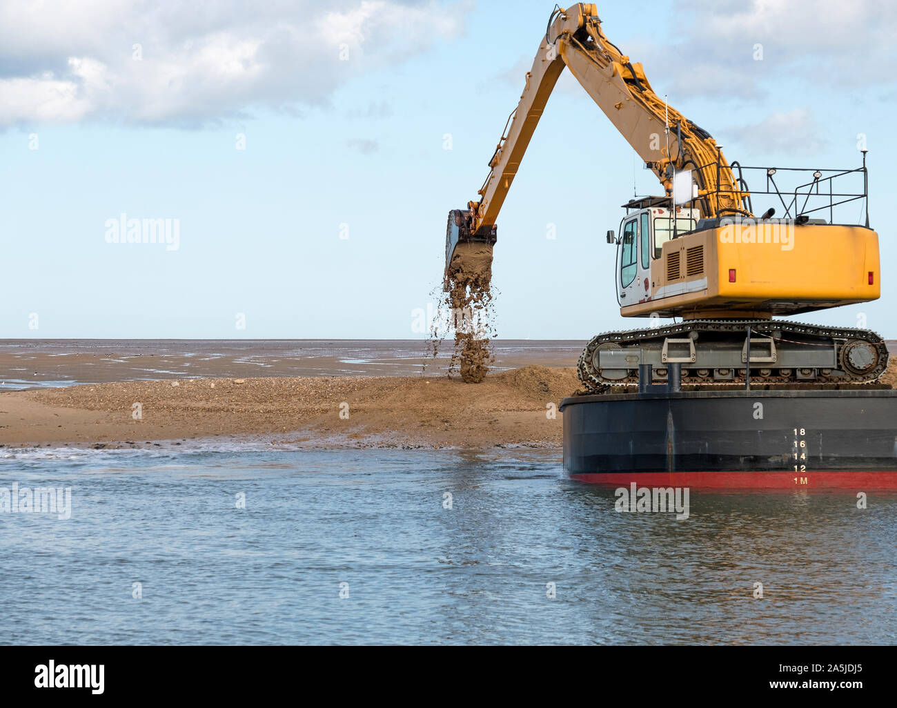 Working channel digger hi-res stock photography and images - Alamy