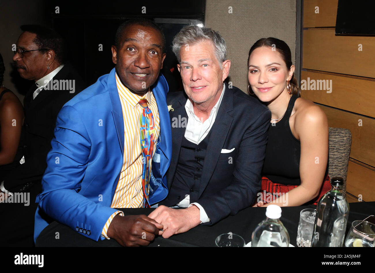 Los Angeles, Ca. 20th Oct, 2019. Louis Price, Katharine McPhee, David