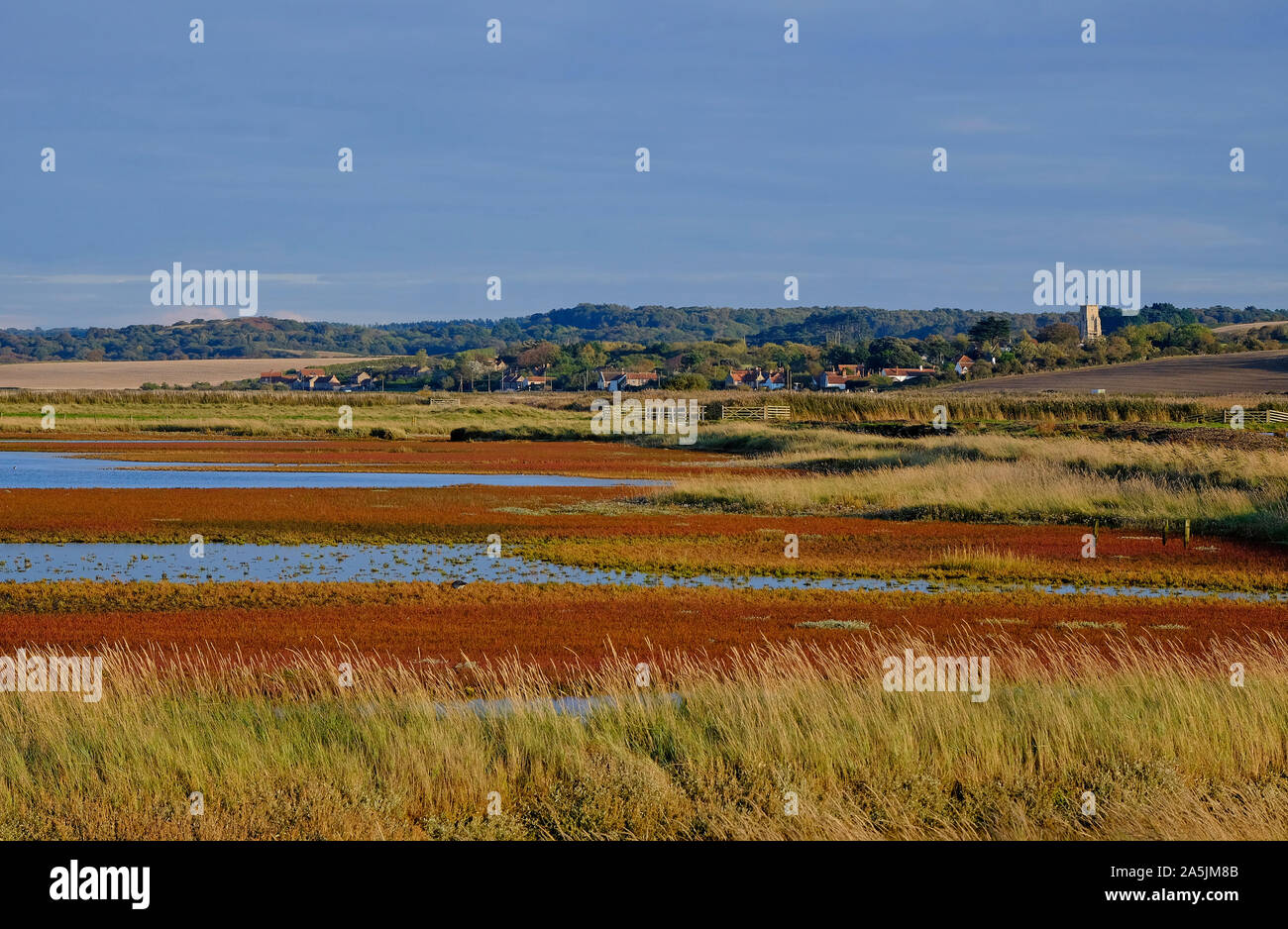 salthouse marshes, north norfolk, england Stock Photo