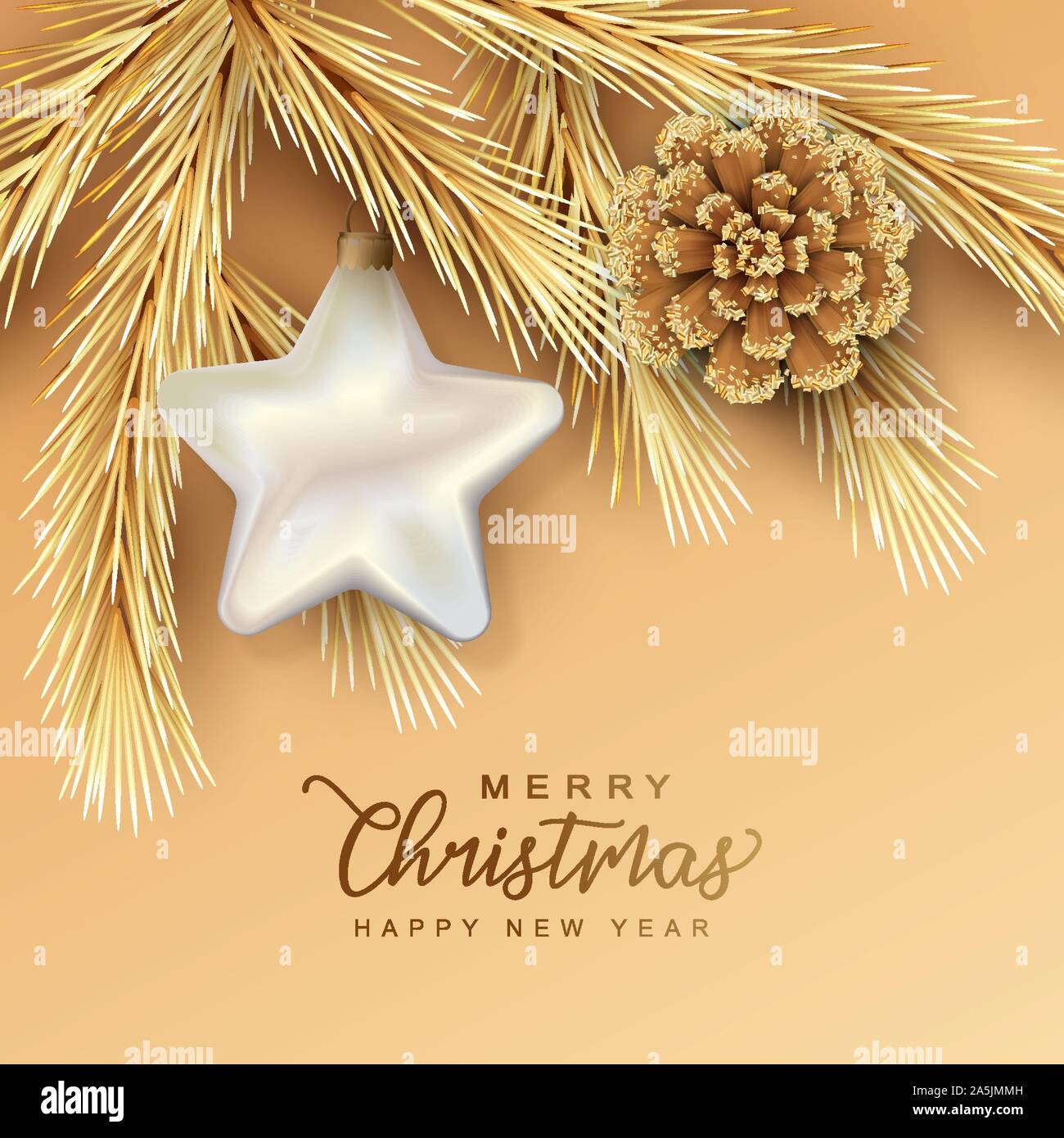 Merry Christmas Background Stock Vector