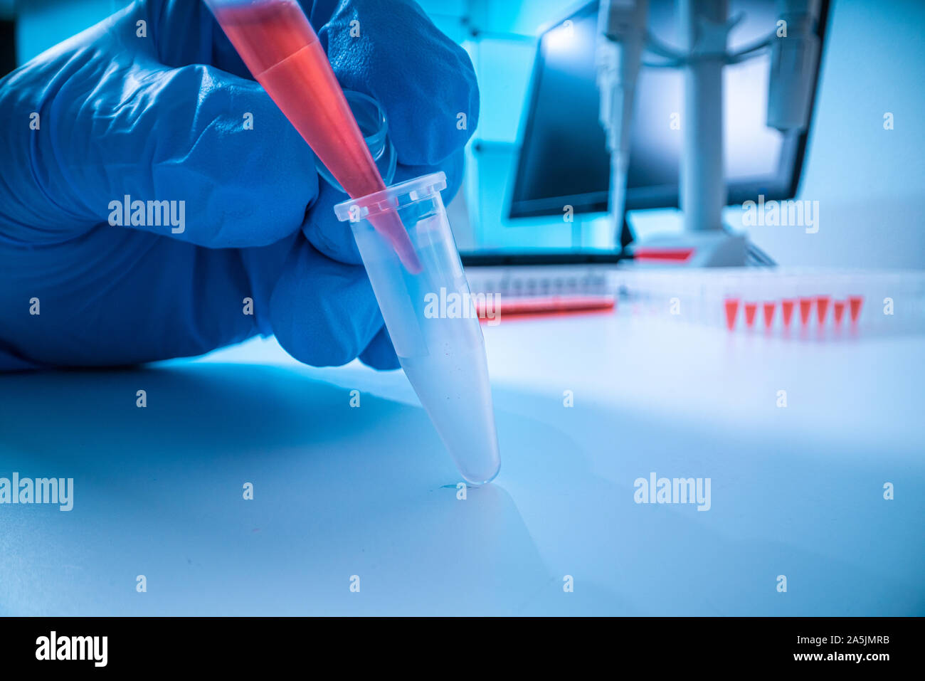 sample of biological sample for DNA analysis Stock Photo Alamy