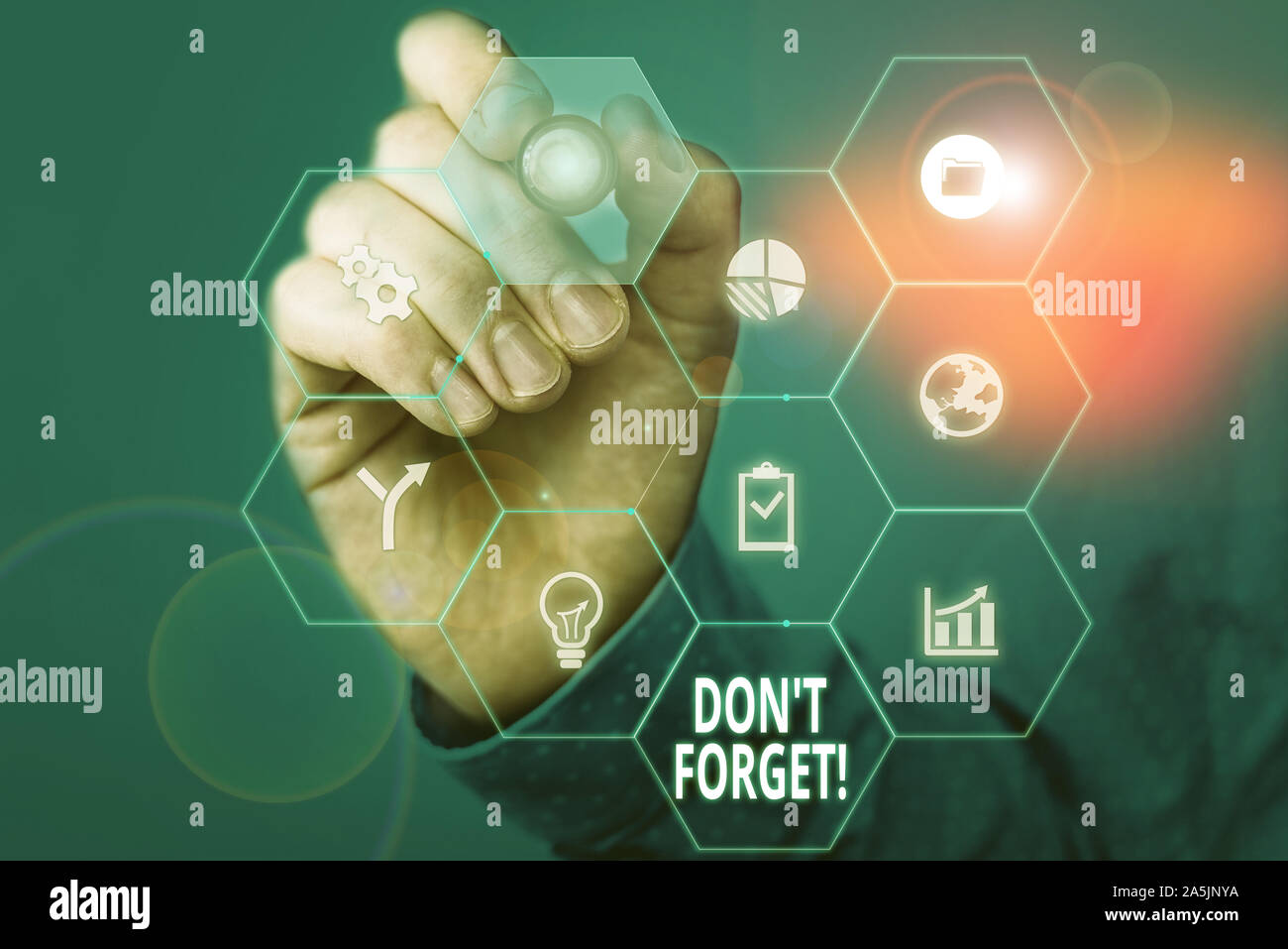 Handwriting text Don T Forget. Conceptual photo used to remind someone ...