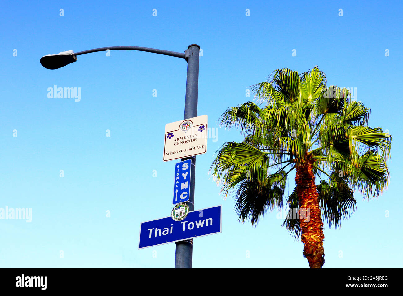 Thai Town in the East Hollywood neighborhood of Los Angeles, California Stock Photo Alamy