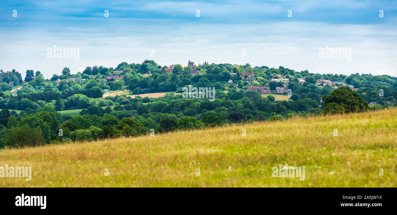 The village of Goudhurst in Kent near Tunbridge Wells Stock Photo