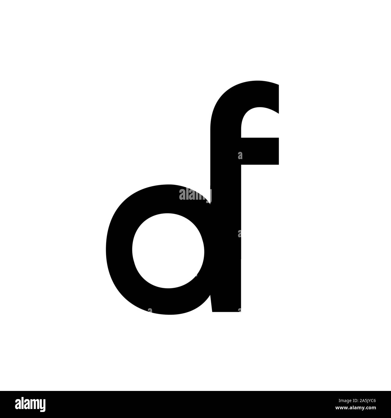 df letters vector logo. DF letters emblem. Business logo. Brand ...