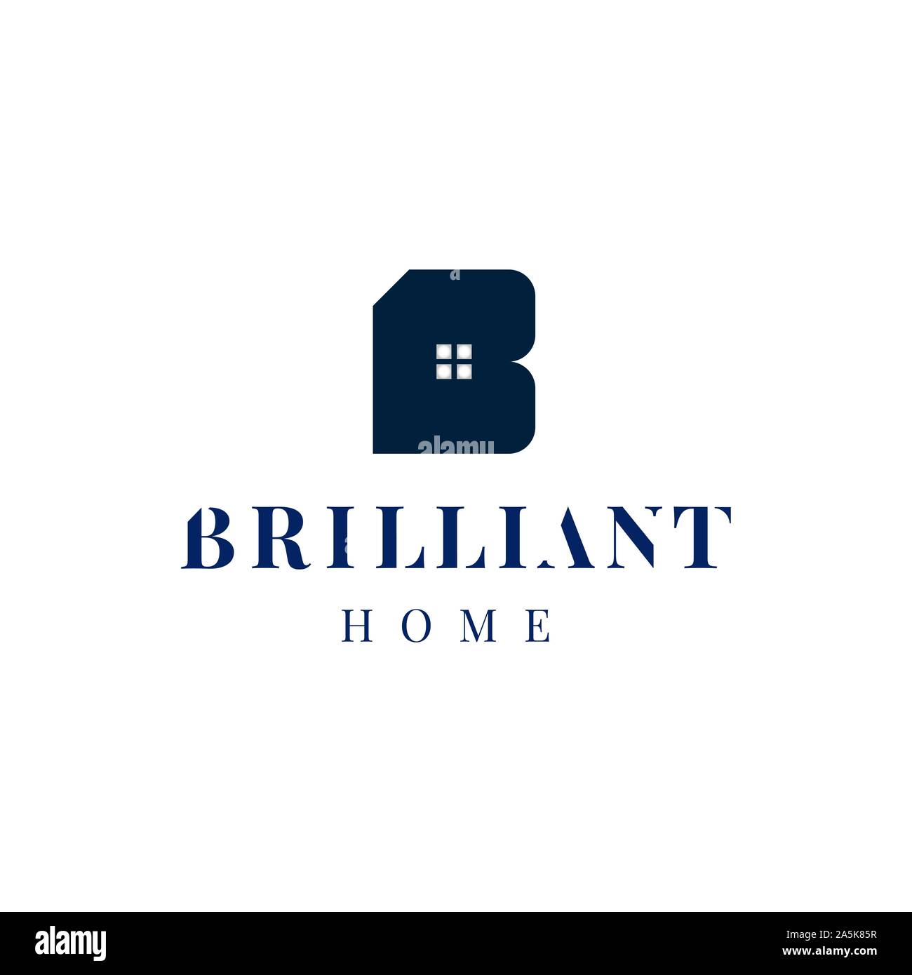 B letter vector logo> B letter emblem. Properties logo. Real estate