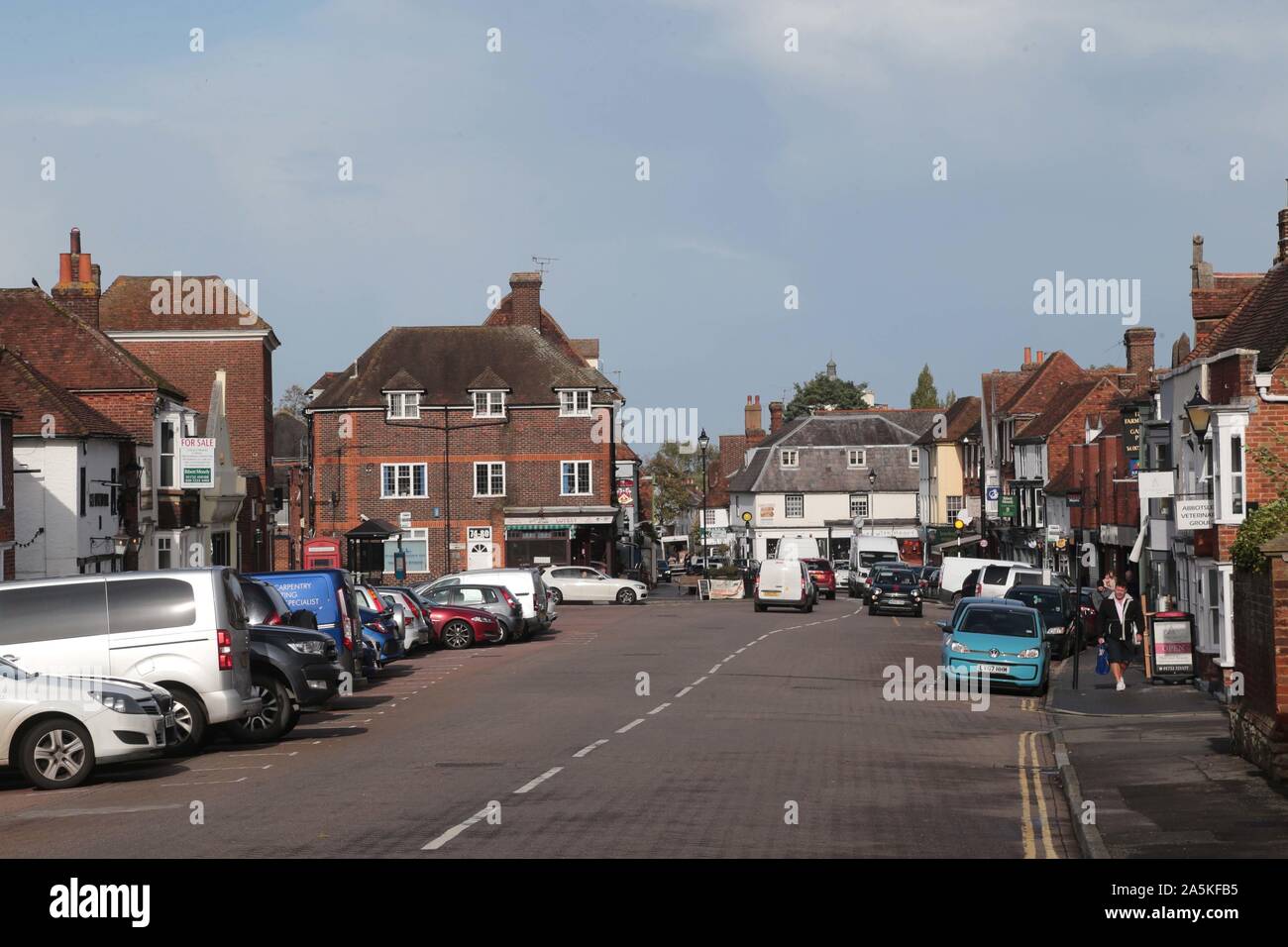 West Malling High Street Kent United Kingdom Stock Photo Alamy