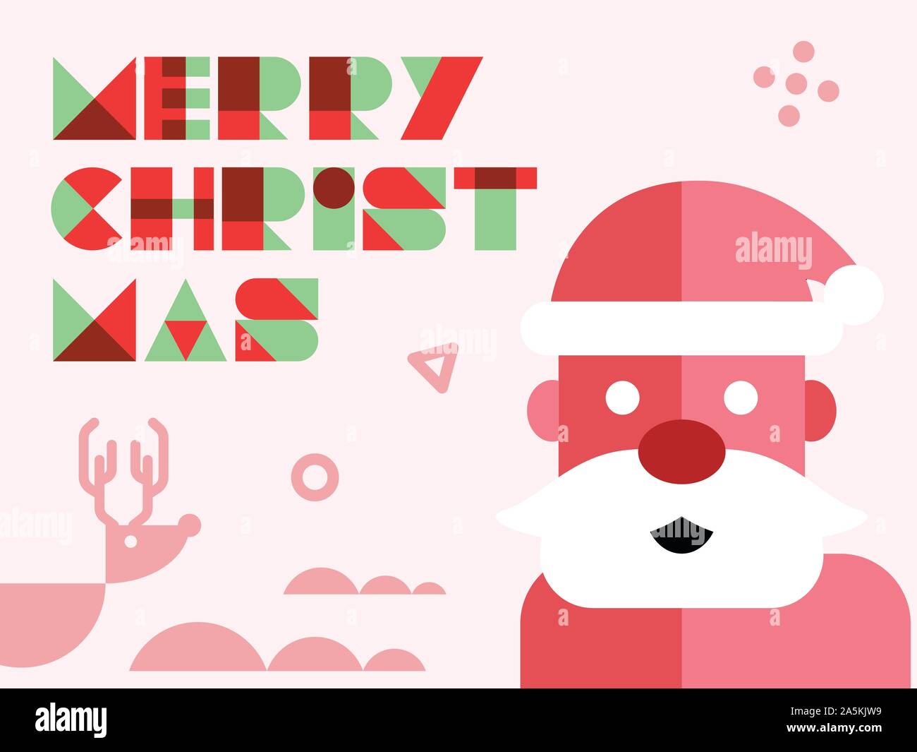 Close up cute santa claus Stock Vector Images Alamy