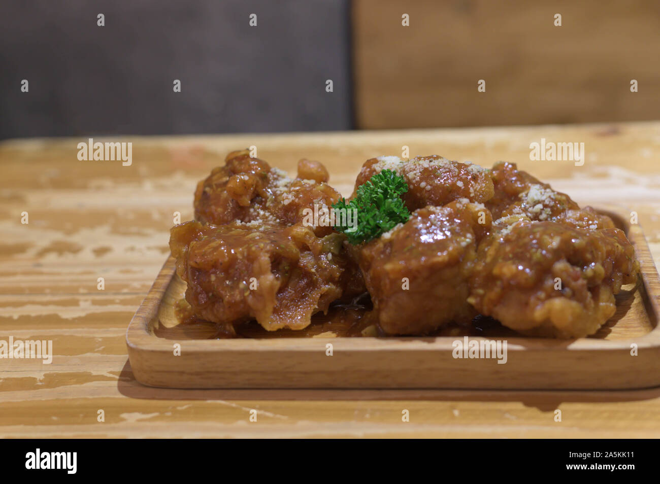 Korean Chicken Wings Stock Photo - Alamy