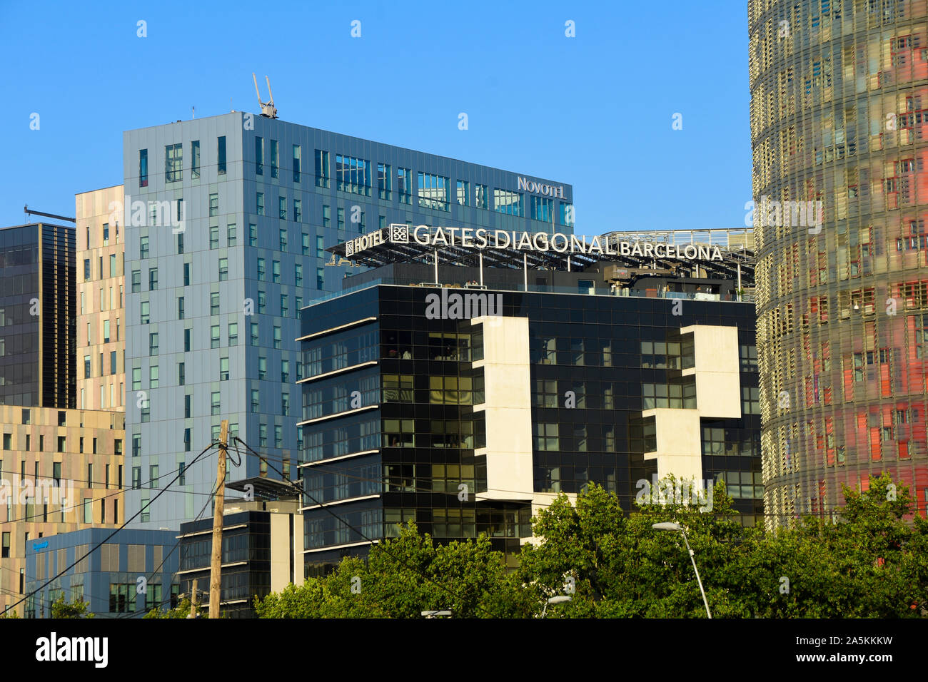 Gates Diagonal Barcelona Hotel, Novotel Hotel. Barcelona, Catalonia