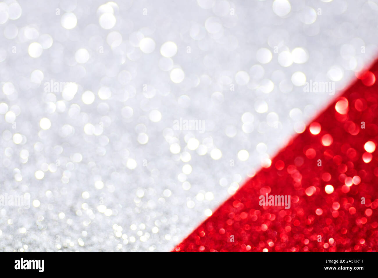 Silver and red glitter texture background, sparkling Christmas ...
