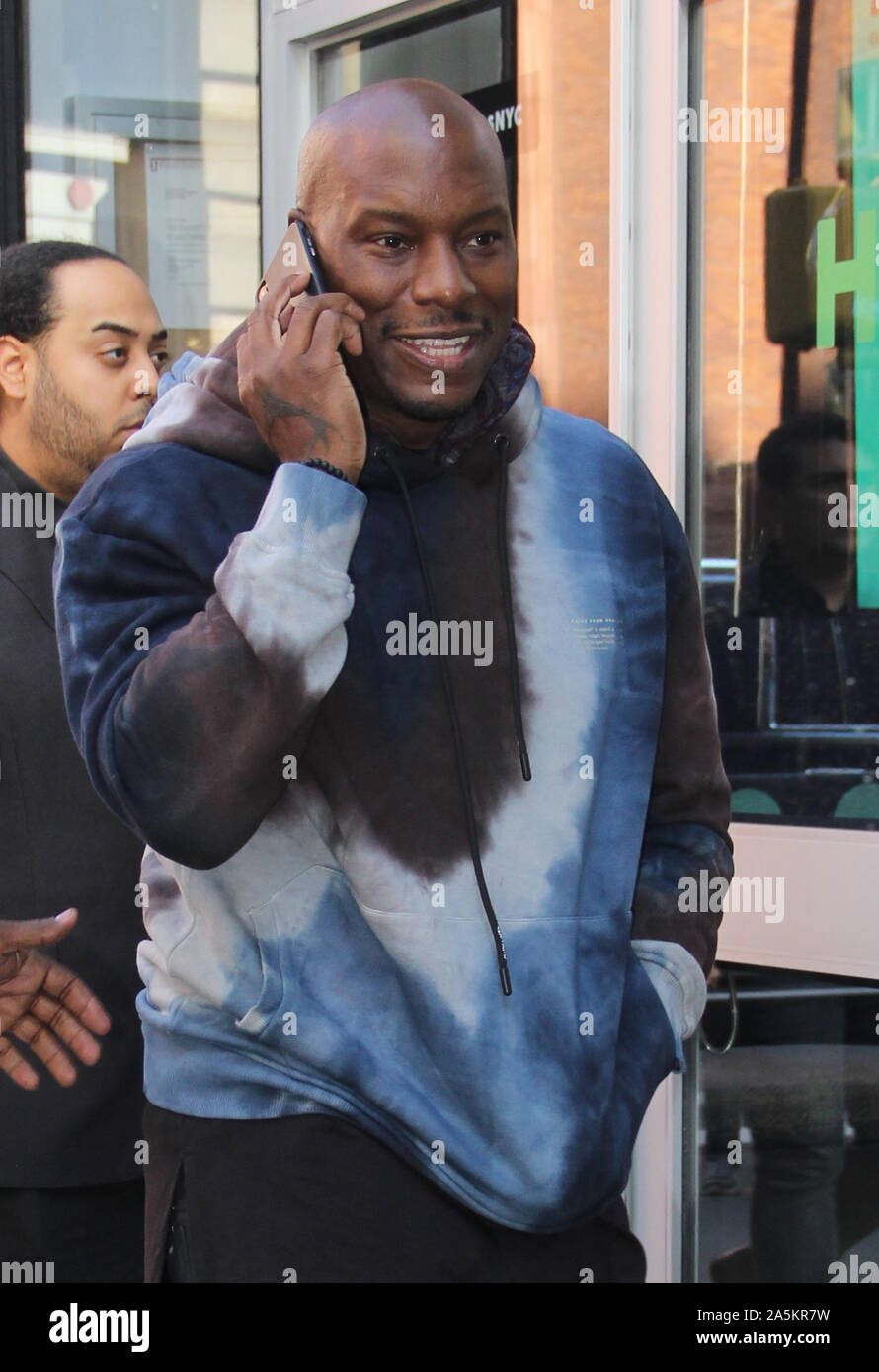New York, NY, USA. 21st Oct, 2019. Tyrese Gibson at Build Series