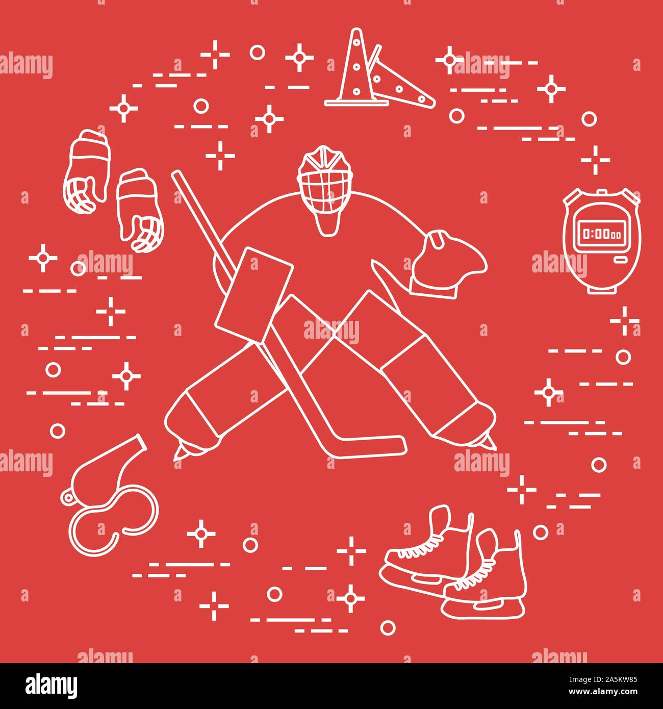 Ice hockey equipment hi-res stock photography and images - Alamy