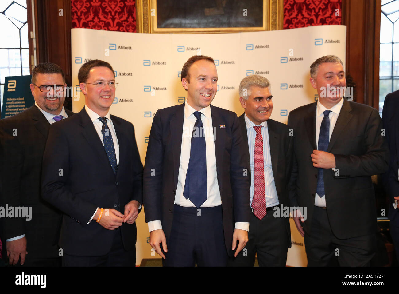 IN PHOTO LR Scott House (Abbott), MP Robert Courts, Matt Hancock