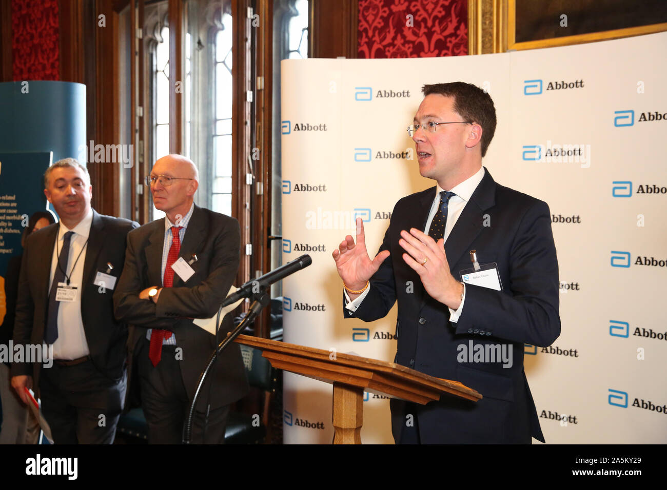 Robert Courts (MP for Witney) speaks at a parliamentary reception