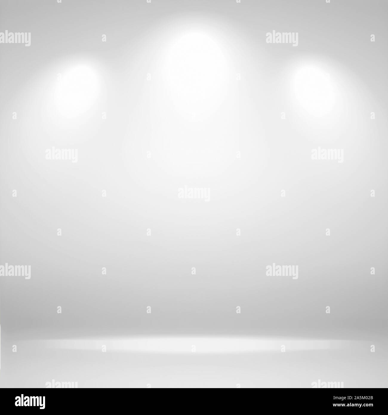 Spotlights Scene. Abstract white background empty room studio ...