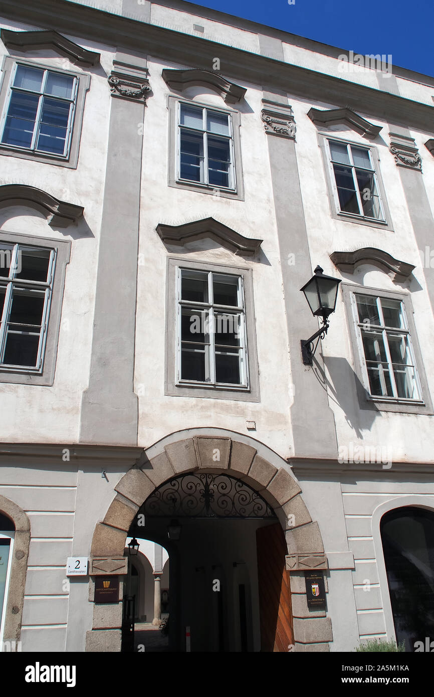 Mozart's House, Mozarthaus, Linz, Upper Austria, Austria, Europe Stock