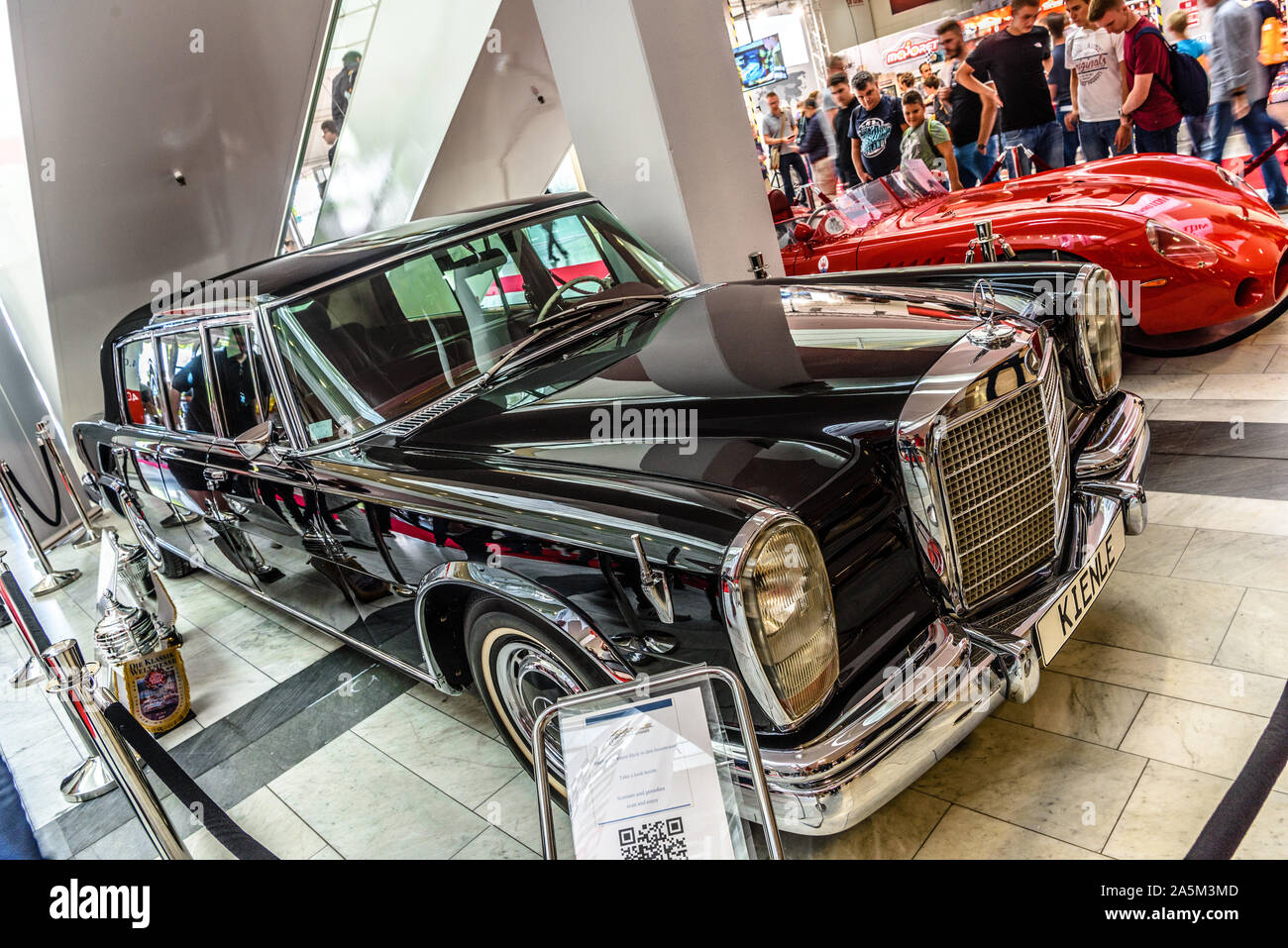 FRANKFURT, GERMANY - SEPT 2019: silver gray AUDI S6 A6 C8 sedan, IAA  International Motor Show Auto Exhibtion Stock Photo - Alamy