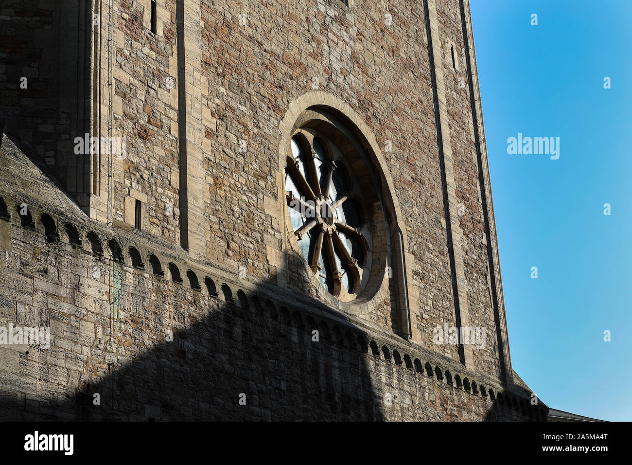 Braunschweig Cathedral bell tower detail Stock Photo