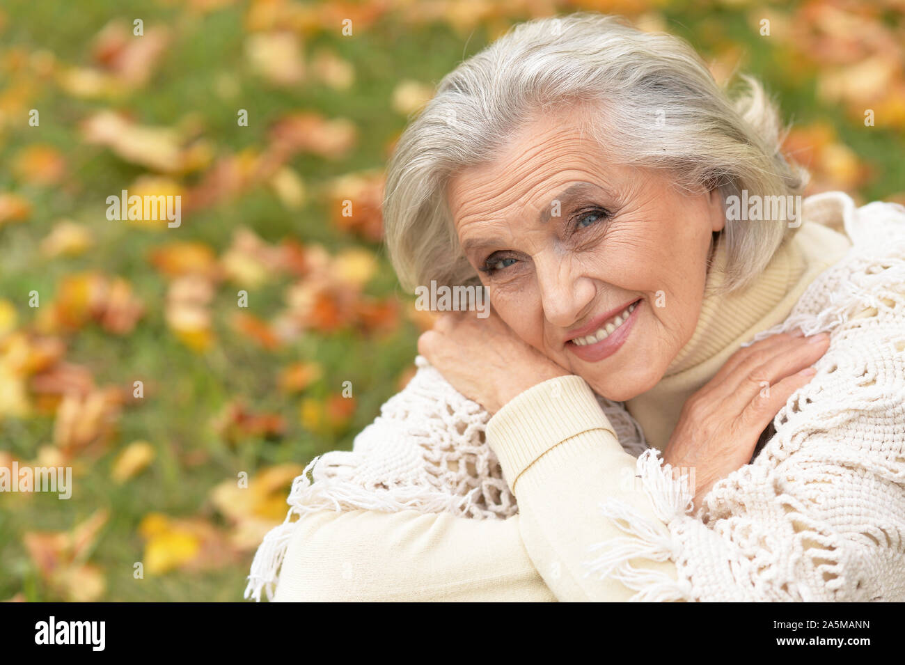 Close up senior woman resting hi-res stock photography and images - Alamy