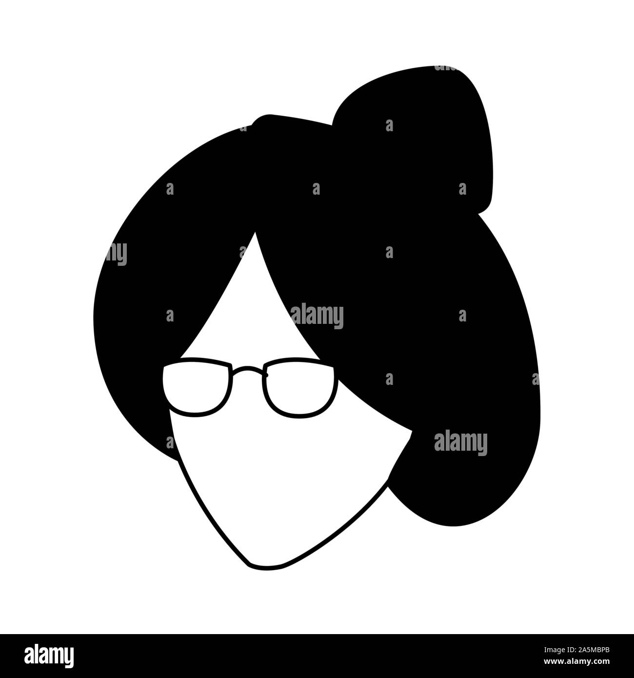 avatar old woman icon, flat design Stock Vector Image & Art - Alamy