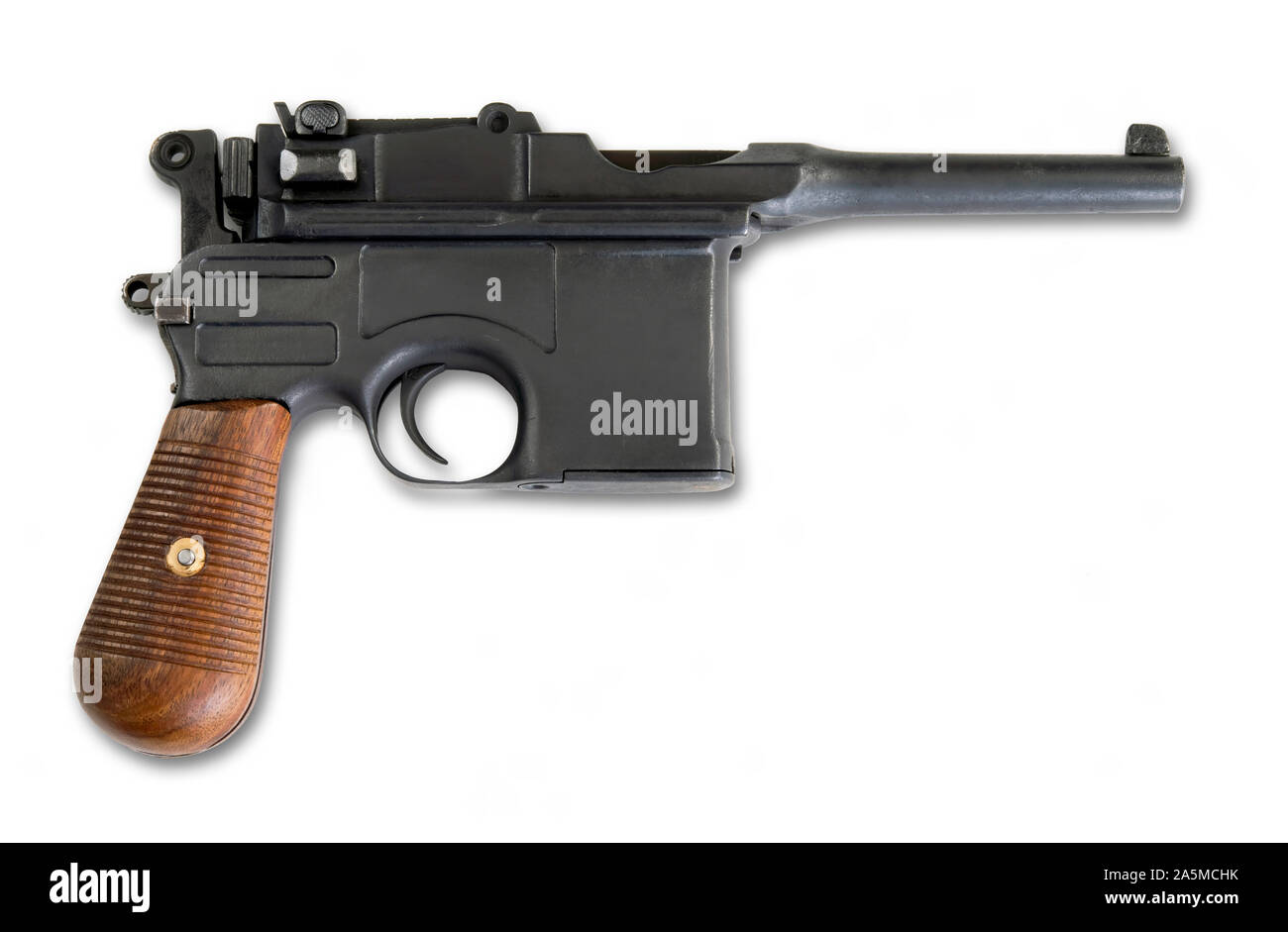 Antique German broomhandle made around 1926 Stock Photo Alamy