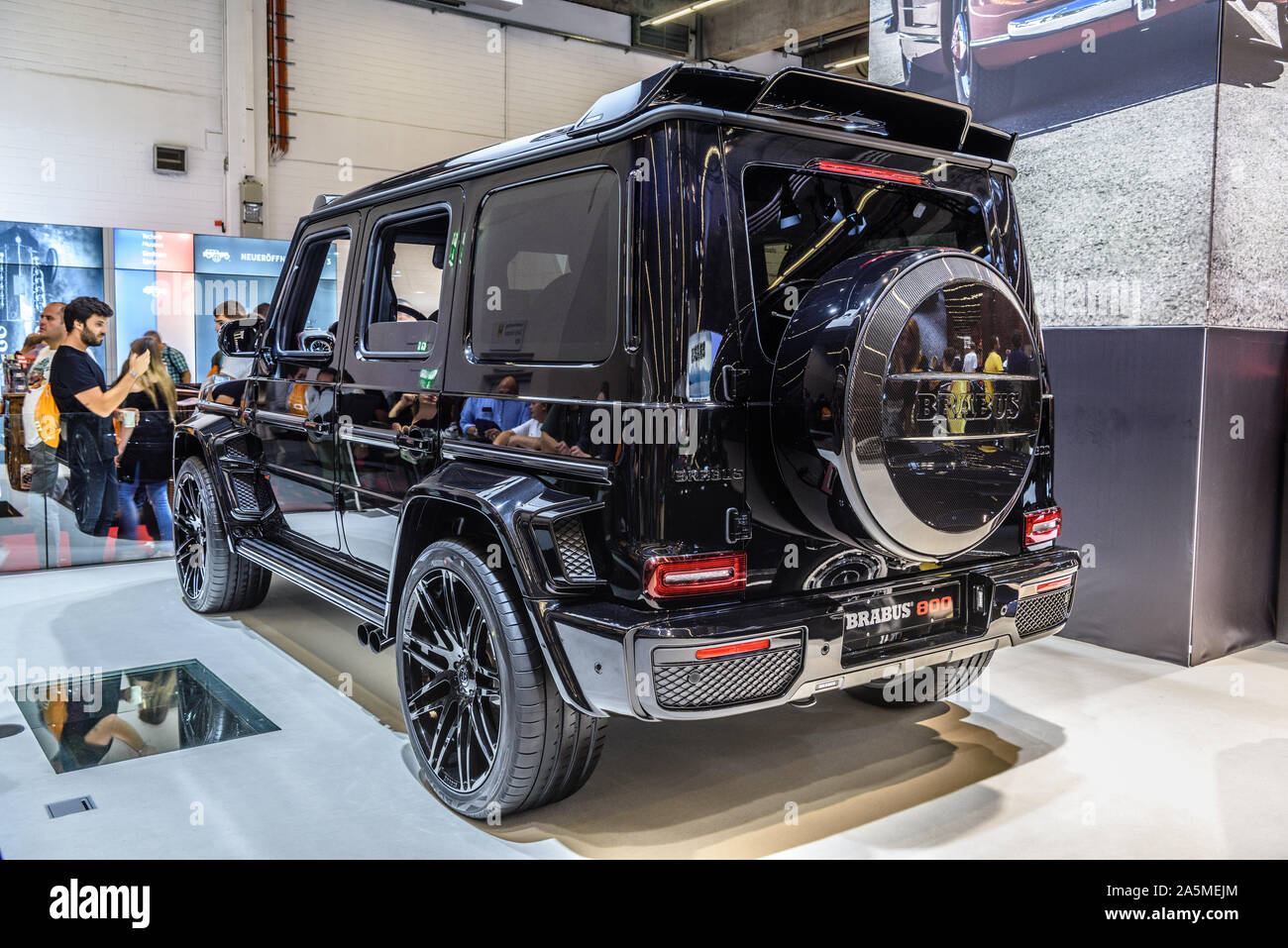 Frankfurt Germany Sept 2019 Black Mercedes Benz G Class