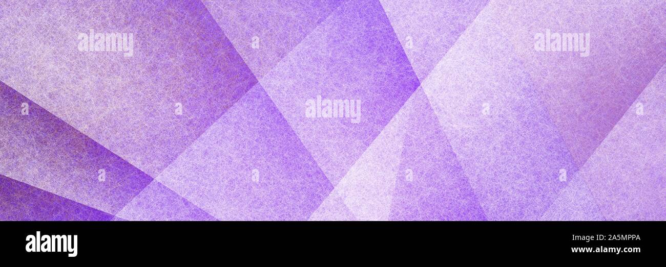 Abstract modern background in purple colors and contemporary triangle square and block shapes layered in random geometric art pattern with fine textur Stock Photo