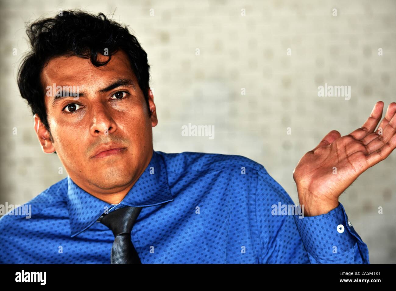 Confusedperson wearing hi res stock photography and images Alamy