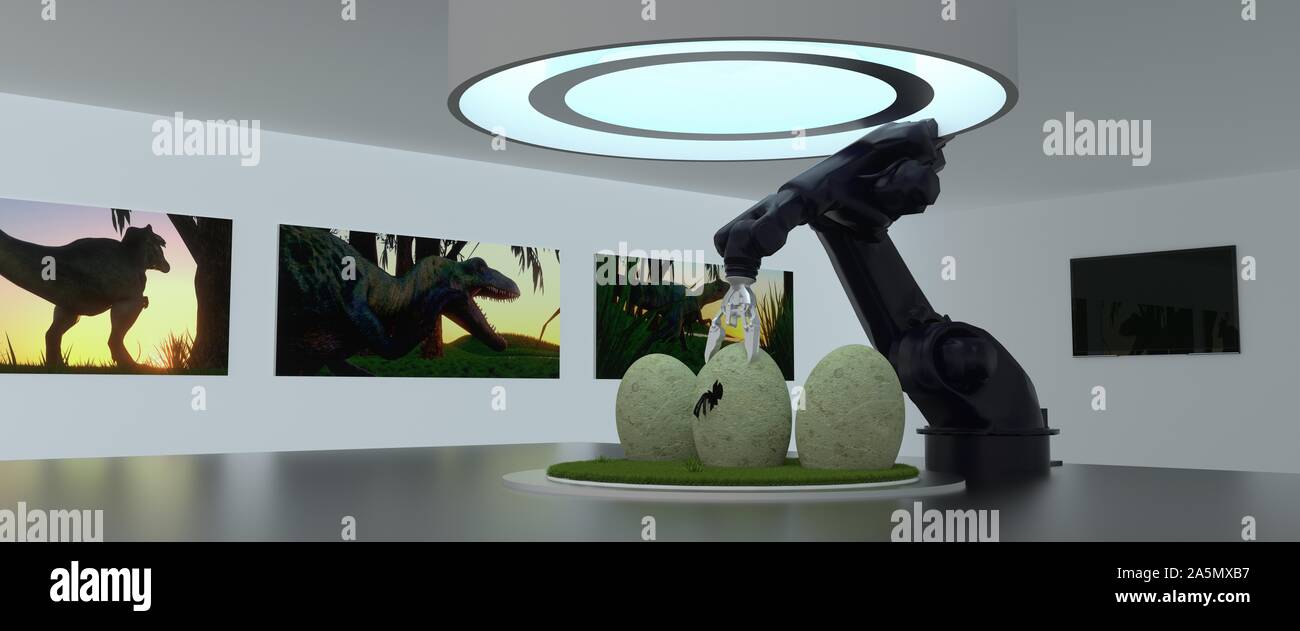 Extremely detailed and realistic high resolution 3d image of a dinosaur