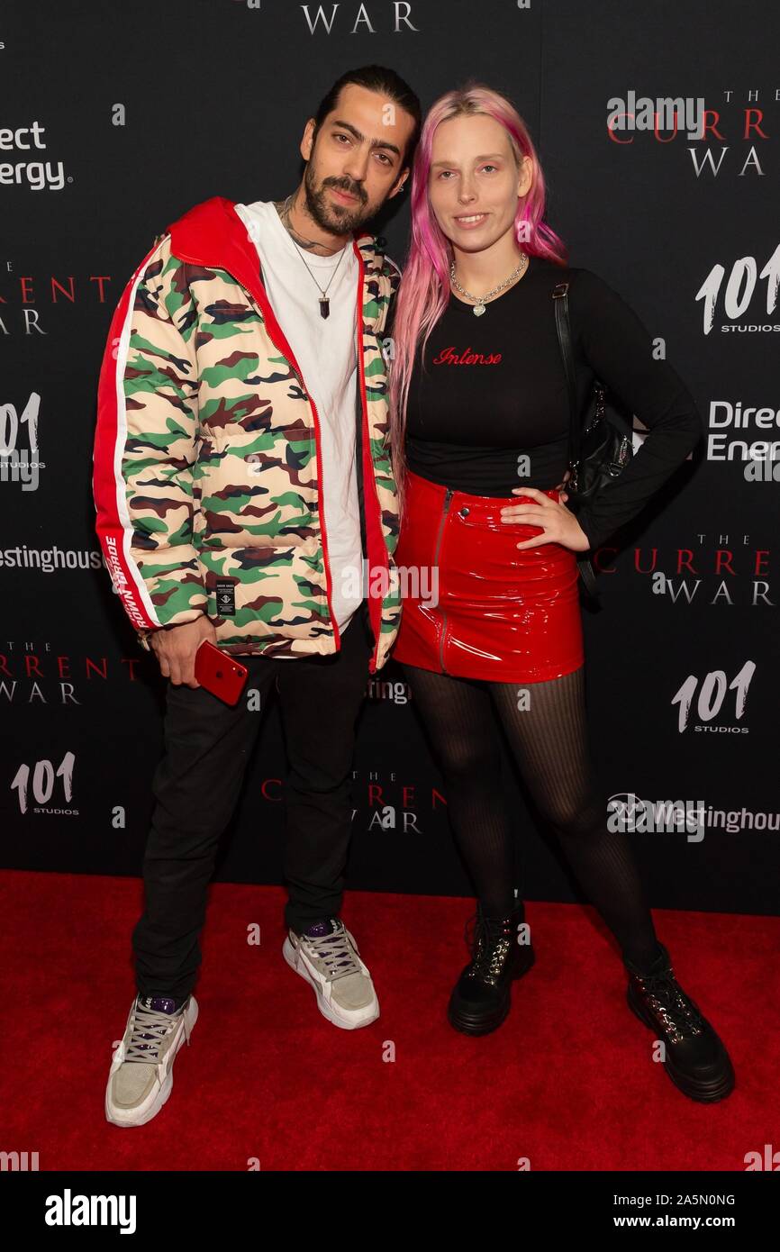 New York, NY, USA. 21st Oct, 2019. Ringo Merea, Mery Racauchi at