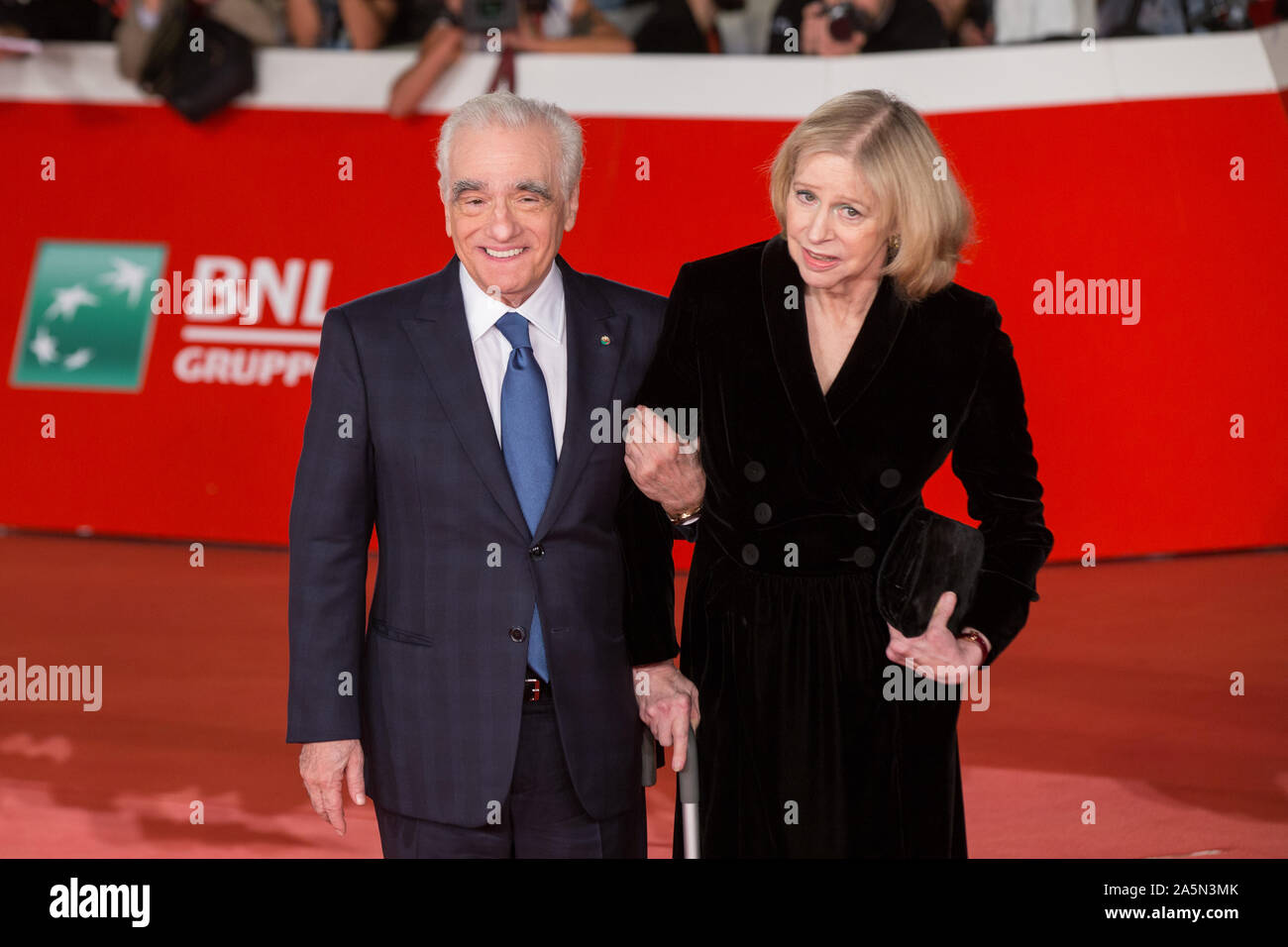 Roma, Italy. 21st Oct, 2019. Martin Scorsese and his wife Helen Morris Red carpet for the presentation of the film 'The Irishman' on the fifth day of the Rome Film Fest, on 21 October 2019 (Photo by Matteo Nardone/Pacific Press) Credit: Pacific Press Agency/Alamy Live News Stock Photo