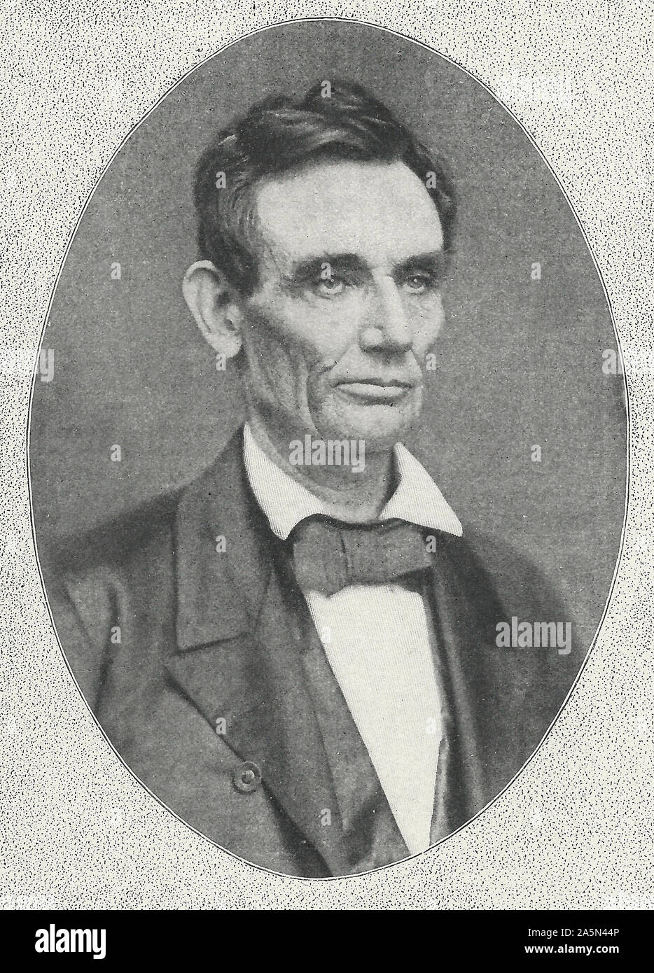 Photograph of President Abraham Lincoln in the 1850s Stock Photo