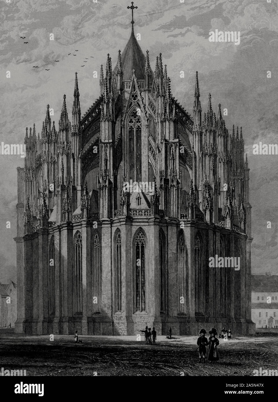 cologne-cathedral-circa-1832-stock-photo-alamy