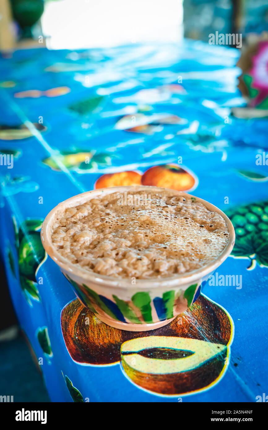 Traditional drink in Oaxaca "Chocolate Stock Photo Alamy