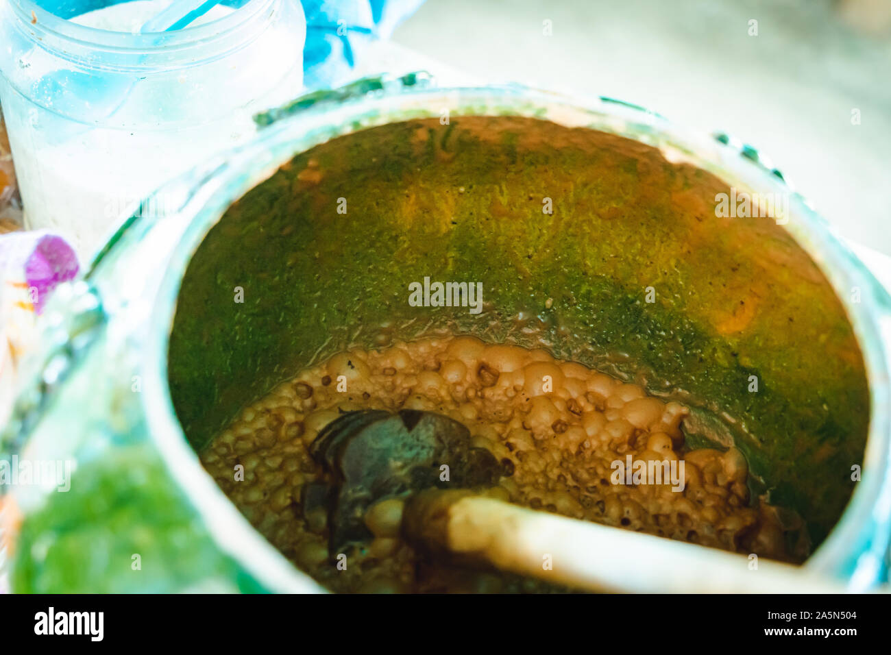 Traditional drink in Oaxaca "Chocolate Stock Photo Alamy