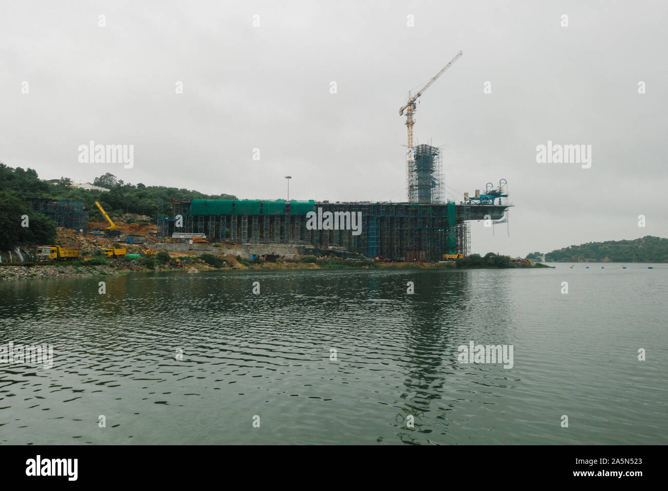 HYDERABAD,INDIA 31 AUGUST 2019 Longest Cable Stayed Bridge under