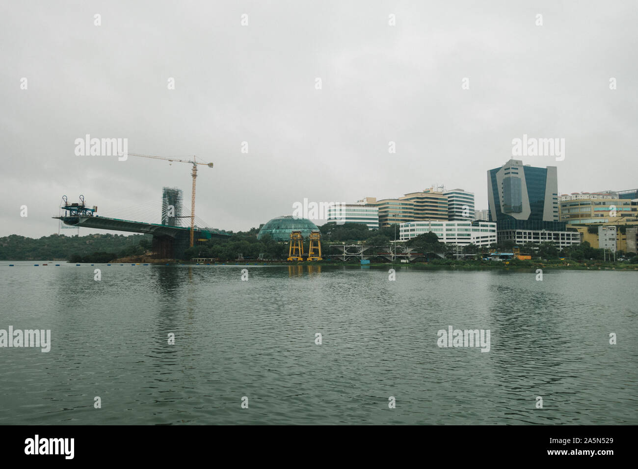 HYDERABAD,INDIA 31 AUGUST 2019 Longest Cable Stayed Bridge under