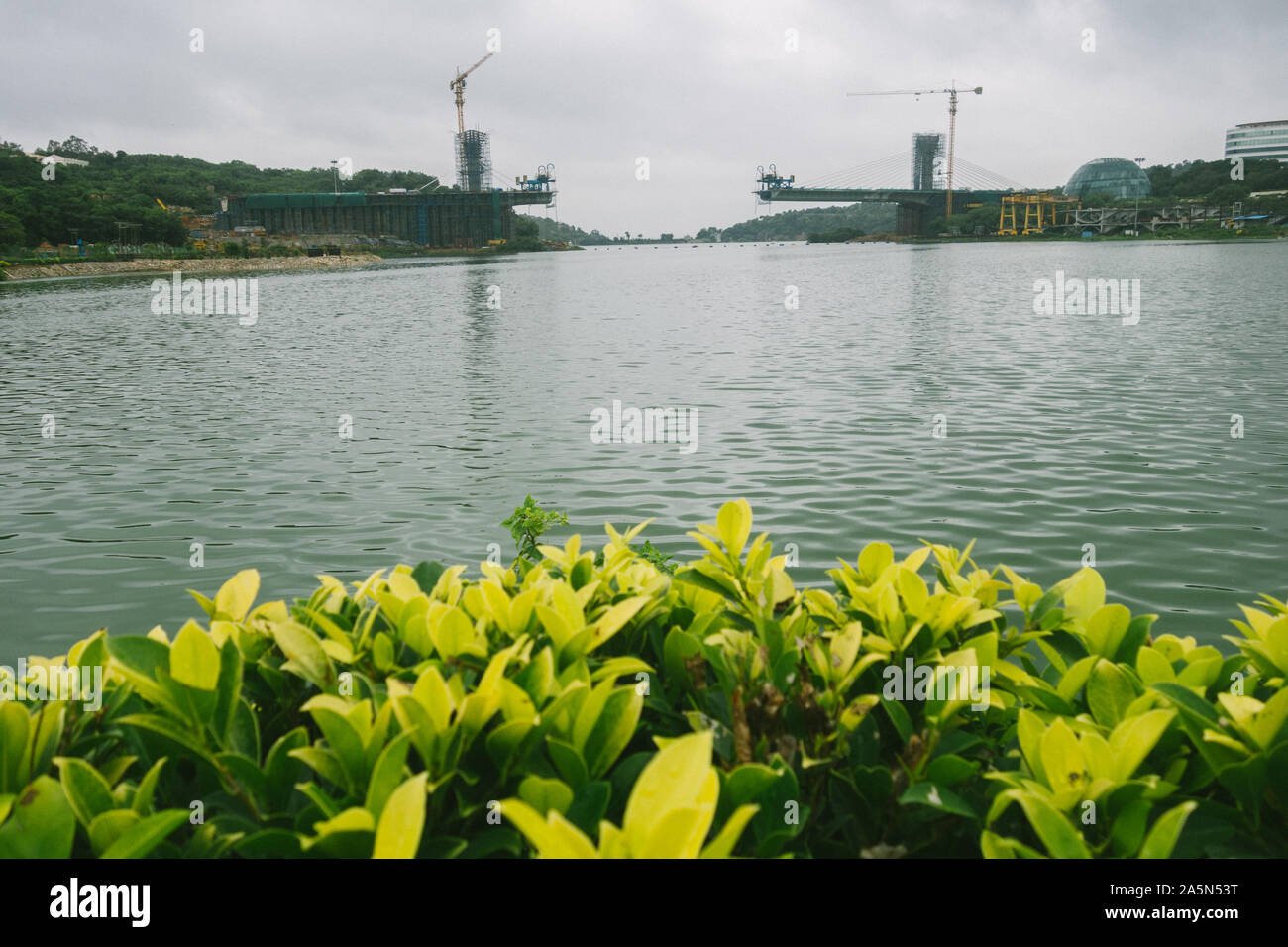 HYDERABAD,INDIA 31 AUGUST 2019 Longest Cable Stayed Bridge under