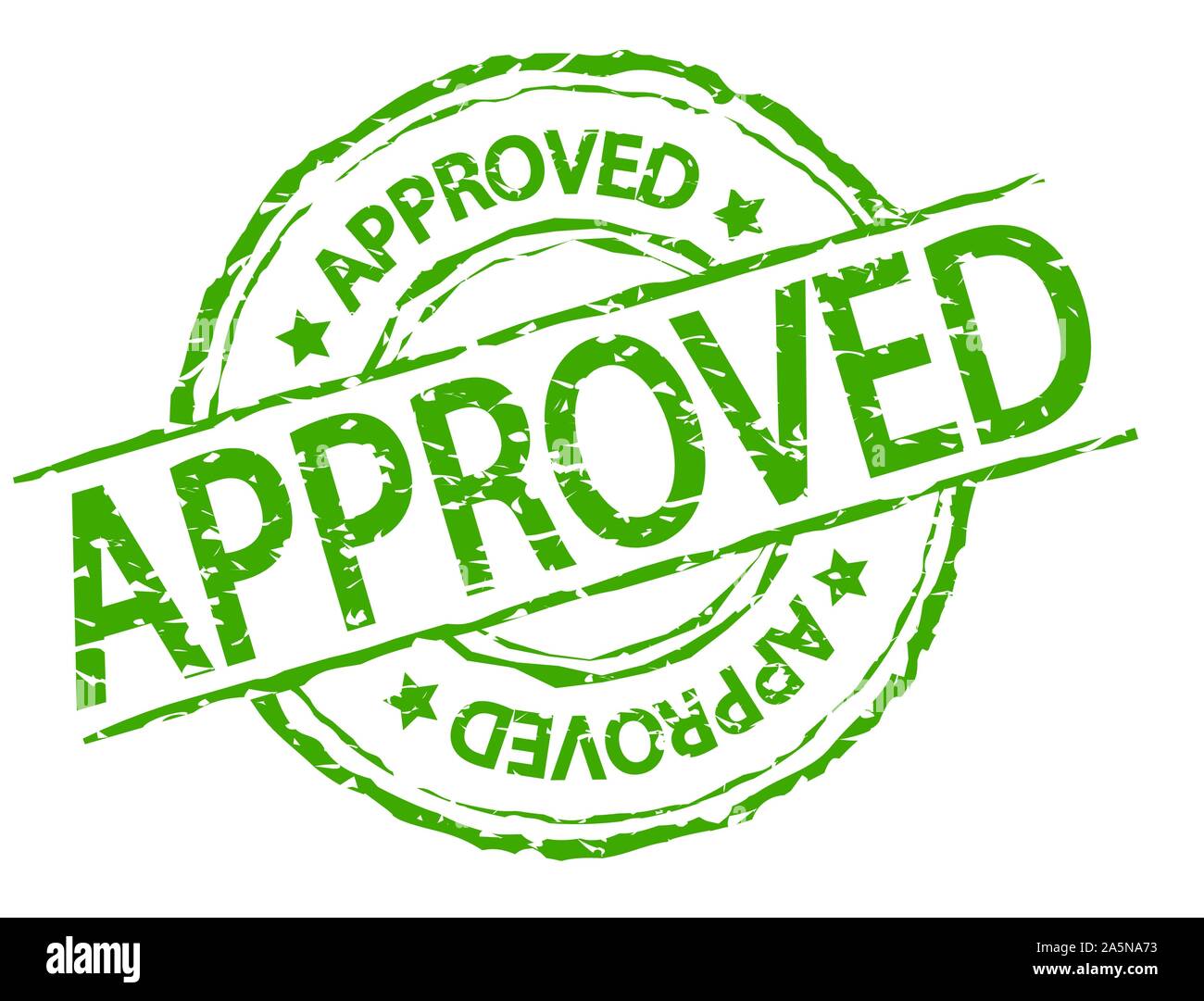 approved stamp sign, green vintage vector style Stock Vector Image & Art -  Alamy