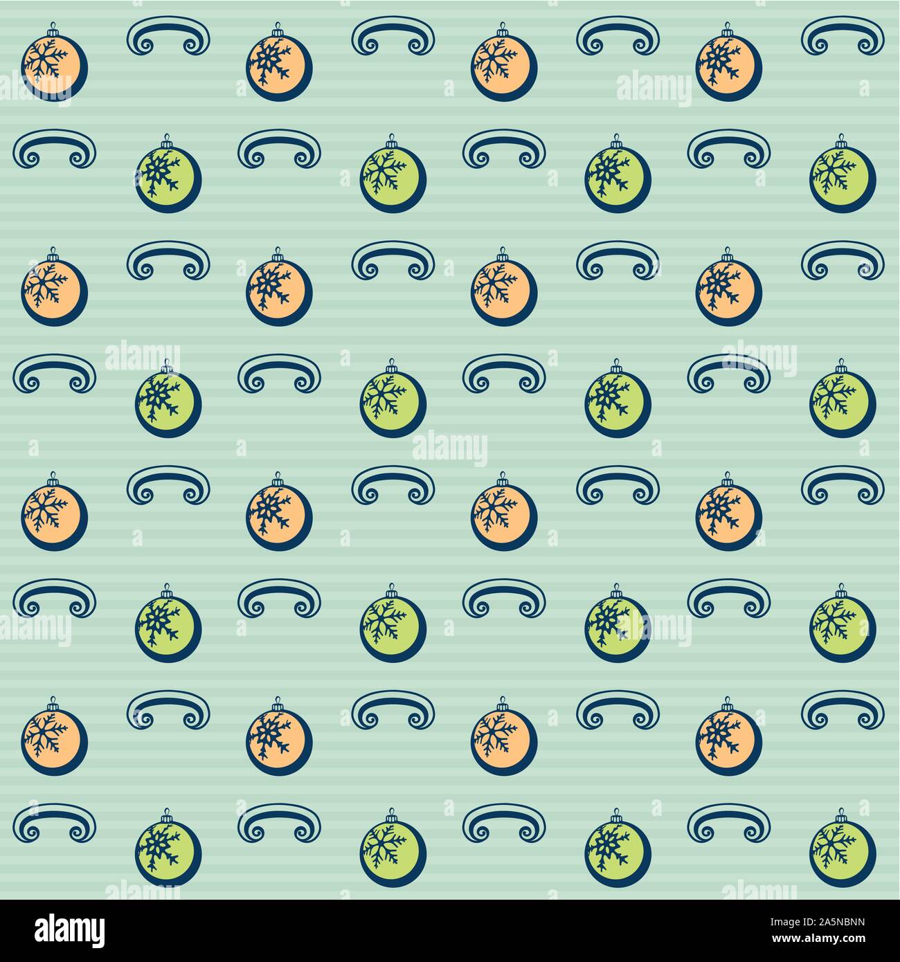 Christmas baubles seamless pattern Stock Vector Image & Art - Alamy