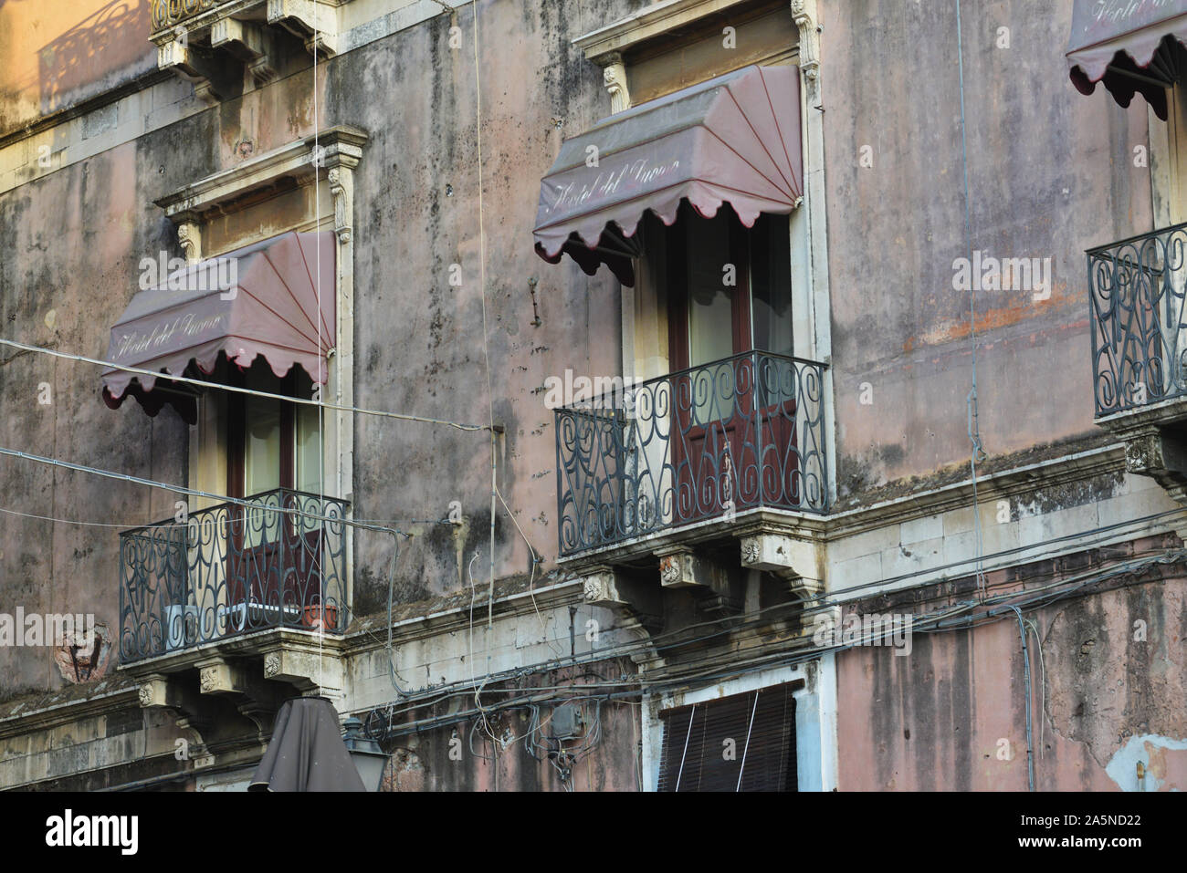 Street scenes of Catania, Sicily in Italy Stock Photo - Alamy