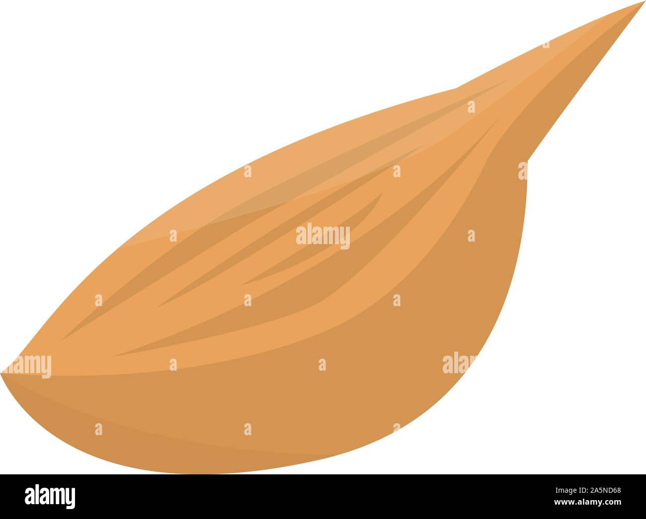 Bad garlic icon, isometric style Stock Vector