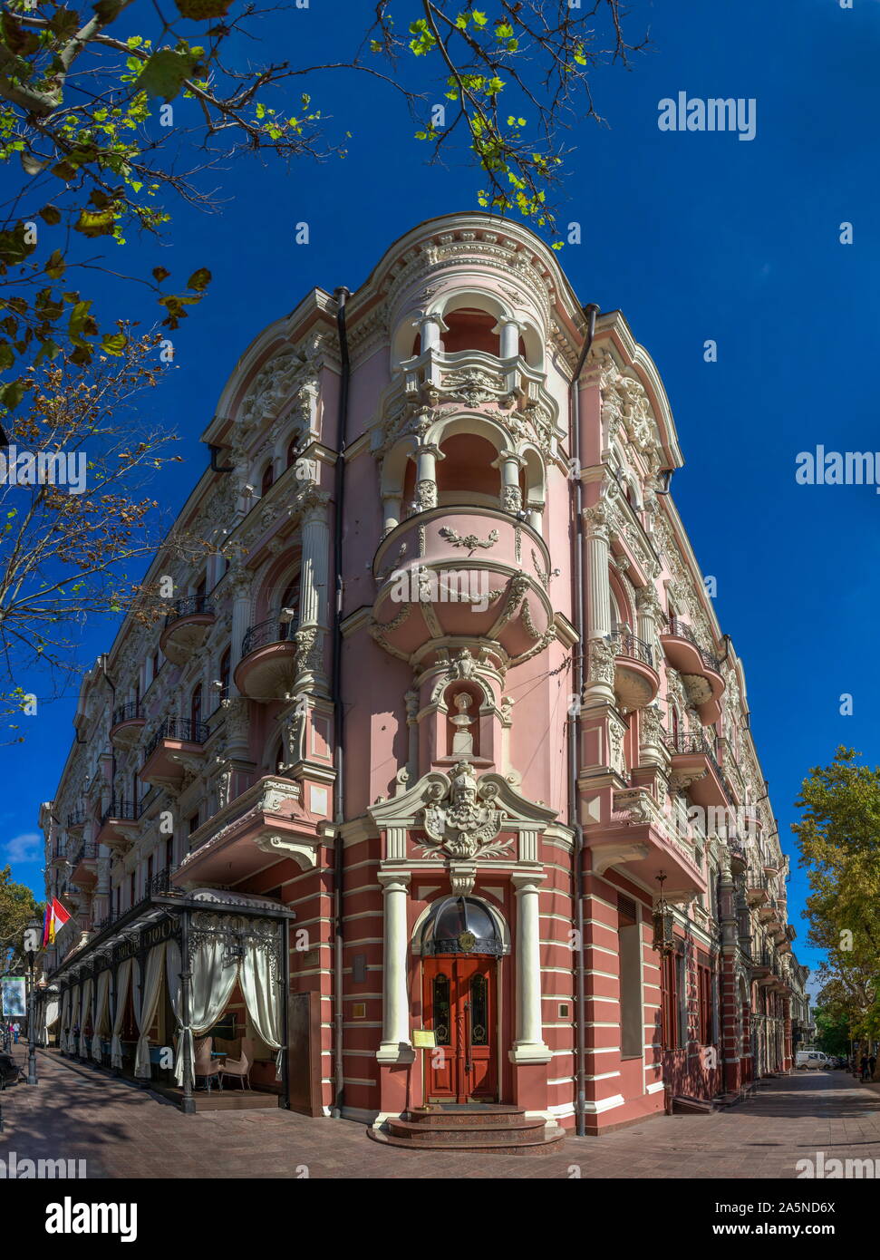 Odessa, Ukraine 10.14.2019. Bristol Hotel in the historic center of