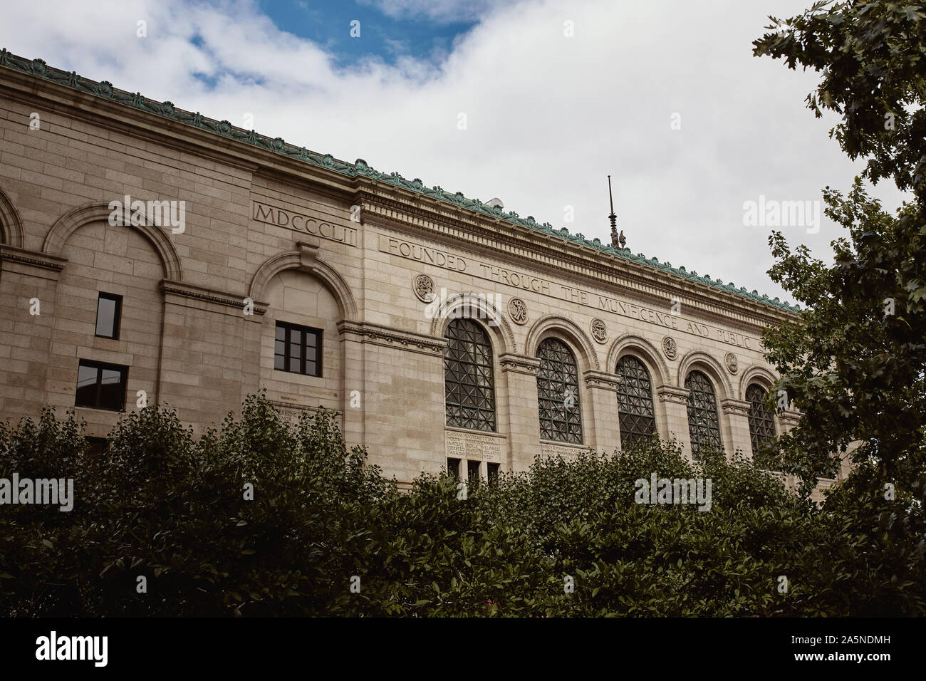 Boston downtown library hi-res stock photography and images - Alamy