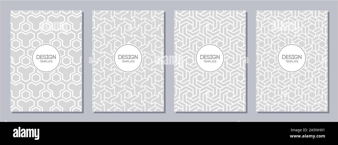 Set of flyer, posters, banners, placards, brochure design templates A6 ...