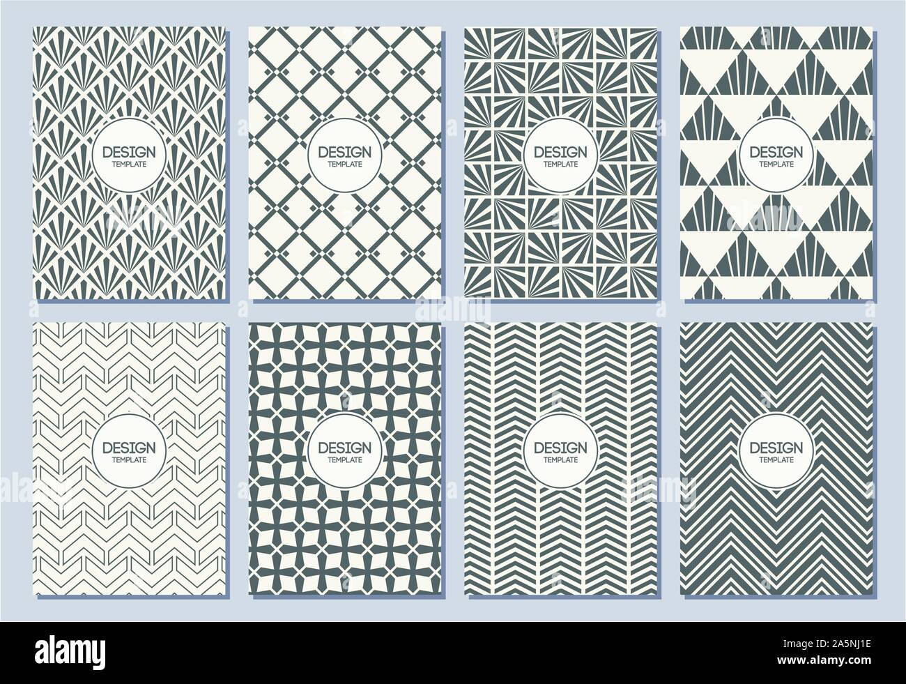 Set of flyers, posters, banners, placards, brochure design templates A6 ...