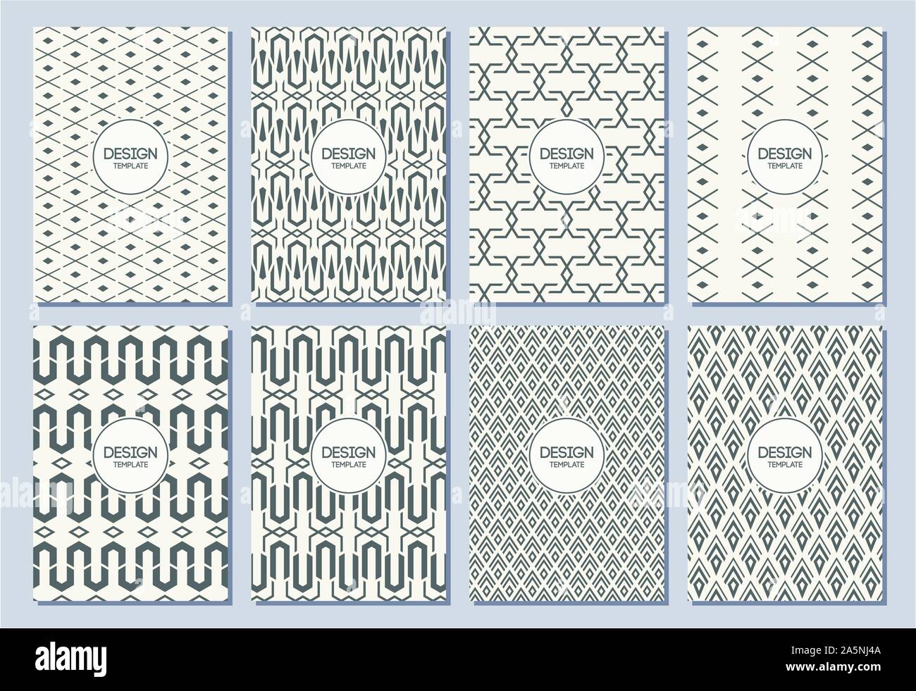 Set of flyers, posters, banners, placards, brochure design templates A6 ...